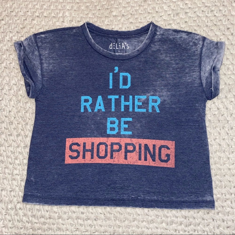 ⭐️3/$20⭐️ I’d Rather Be Shopping Graphic Tee